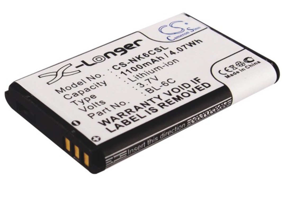 DIGIPO LBAT100, LBAT1000, NOKIA BL-6C Compatible Battery image 0