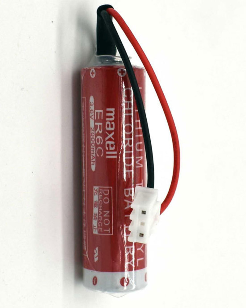 MAXELL ER6C Battery for MITSUBISHI PLC image 0