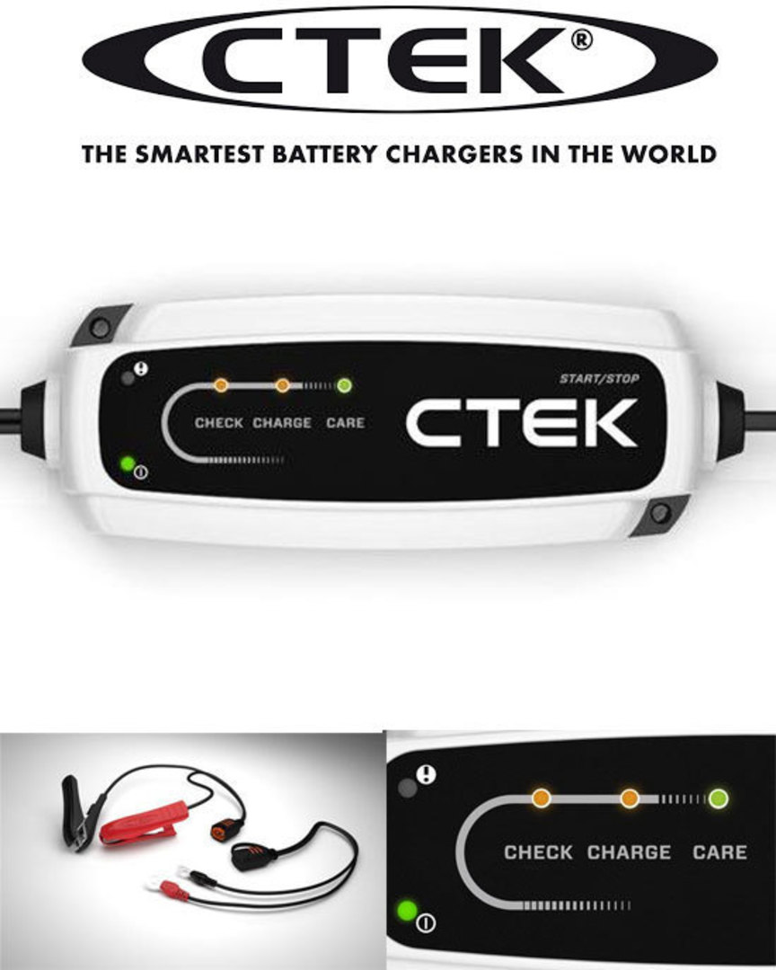 CTEK CT5 START STOP 3.8A BATTERY CHARGER image 0