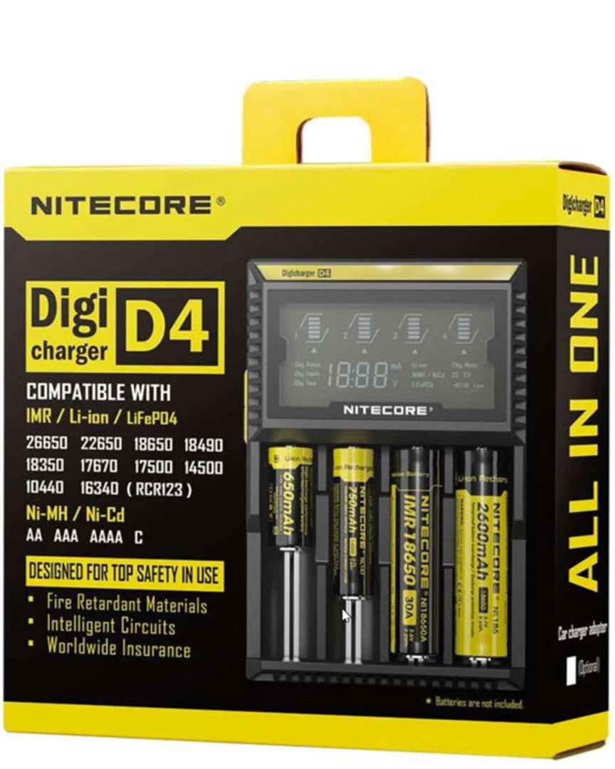 NITECORE D4 Digi Charger Universal Battery Charger image 0