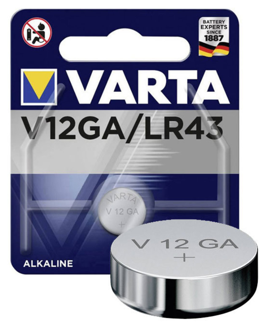 VARTA V12GA LR43 L1142 G12A Alkaline Battery image 0