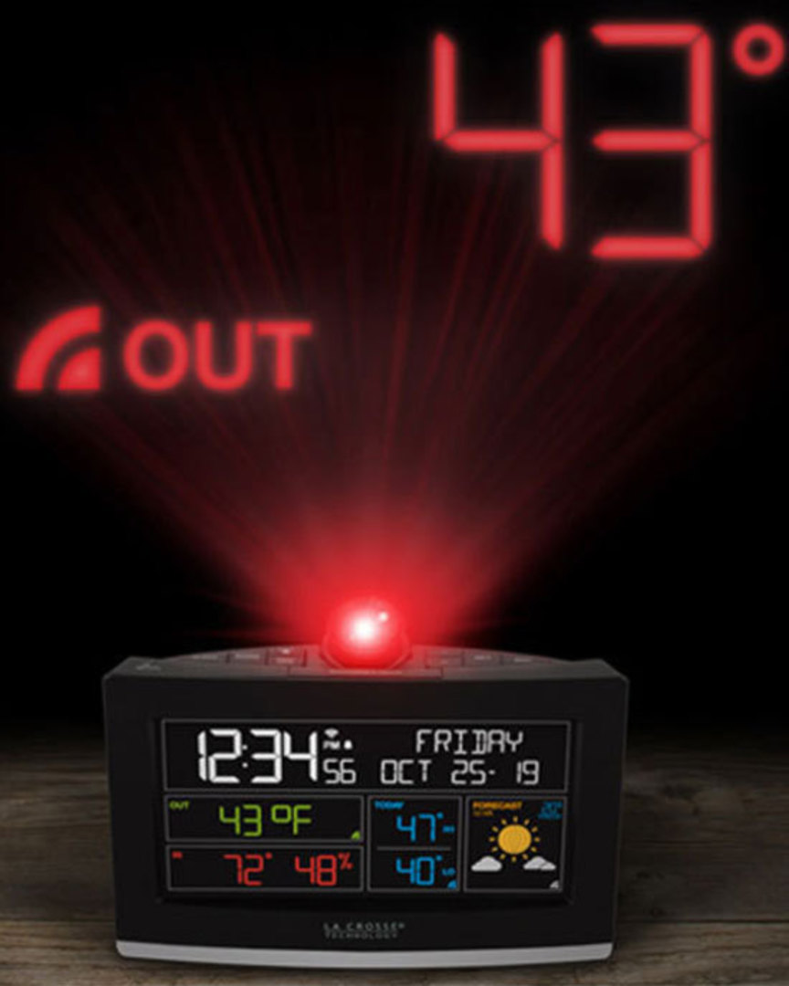 C82929v2 La Crosse WIFI Projection Alarm Clock image 1