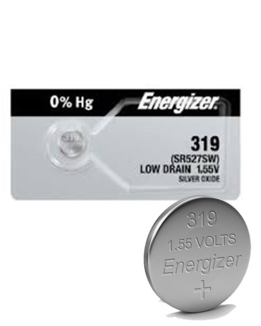 ENERGIZER 319 SR64 SR527 SR527SW Watch Battery image 0