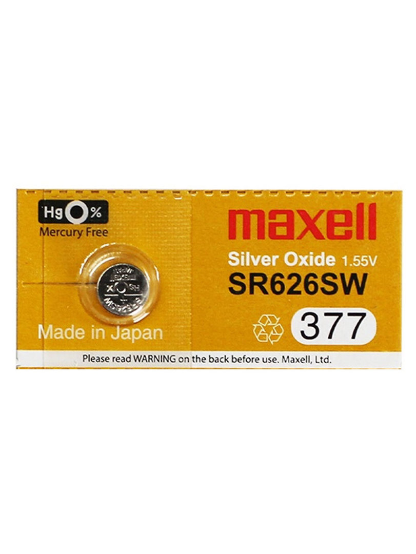 MAXELL 376 377 SR66 SR626SW Watch Battery image 0