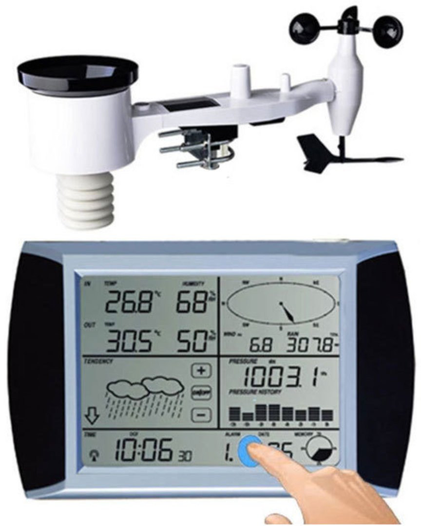 WS1081 Ver3 TESA Touch Screen Weather Center with PC interface image 0