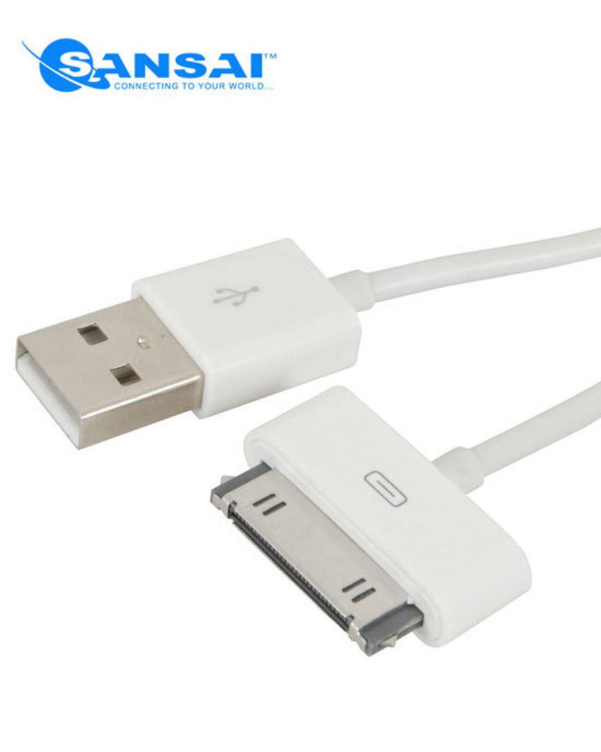SANSAI USB Charge Sync Cable for iPad iPhone iPod image 0