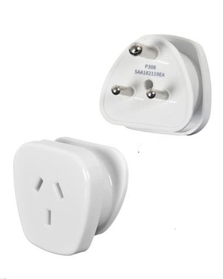 Travel Adaptor for NZ to South Africa India Pakistan Sri Lanka Type D Small Plug image 0