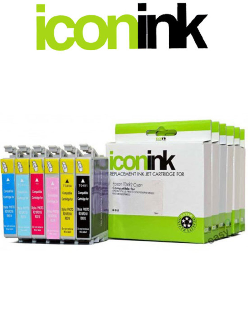Compatible Epson T0491-T0496 Ink Cartridge Set image 0