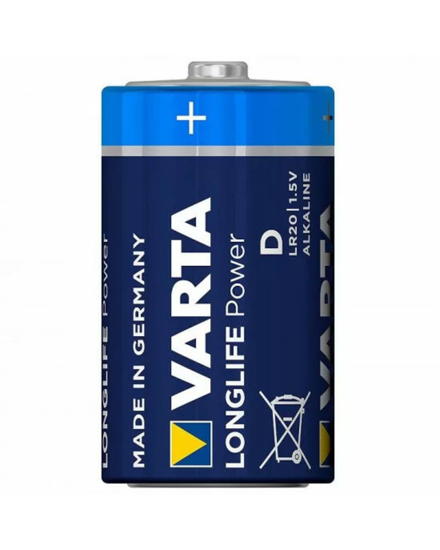 VARTA D Size Alkaline Battery 2 Pack image 1