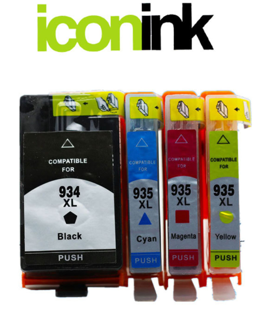 Compatible HP 934, HP 935 XL High Yield Ink Cartridge Set image 0