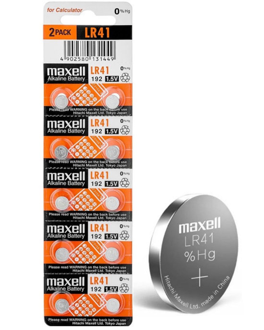 Maxell LR440-10PK LR44 Batteries (Pack of 10) + Free Shipping! 