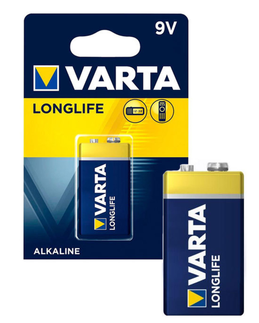 VARTA LONGLIFE 9V Alkaline Battery image 0