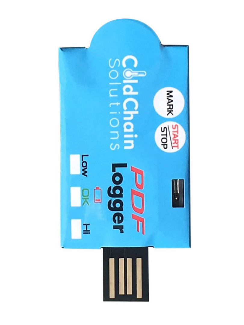Cold Chain Solution 88182 Single-Use USB PDF Temperature Data Logger image 0