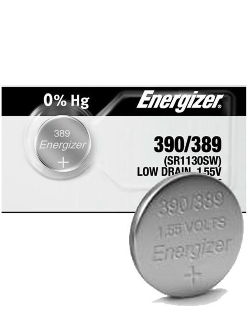 ENERGIZER 389 390 SR54 SR1130SW SR1130W Watch Battery image 0
