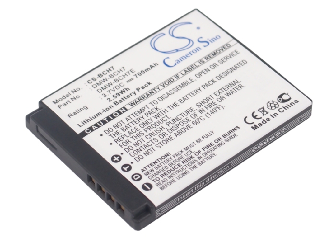 PANASONIC DMW-BCH7 BCH7E Compatible Battery image 0