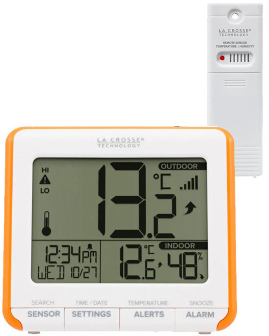 308-179OR La Crosse Thermometer with Indoor Humidity image 0