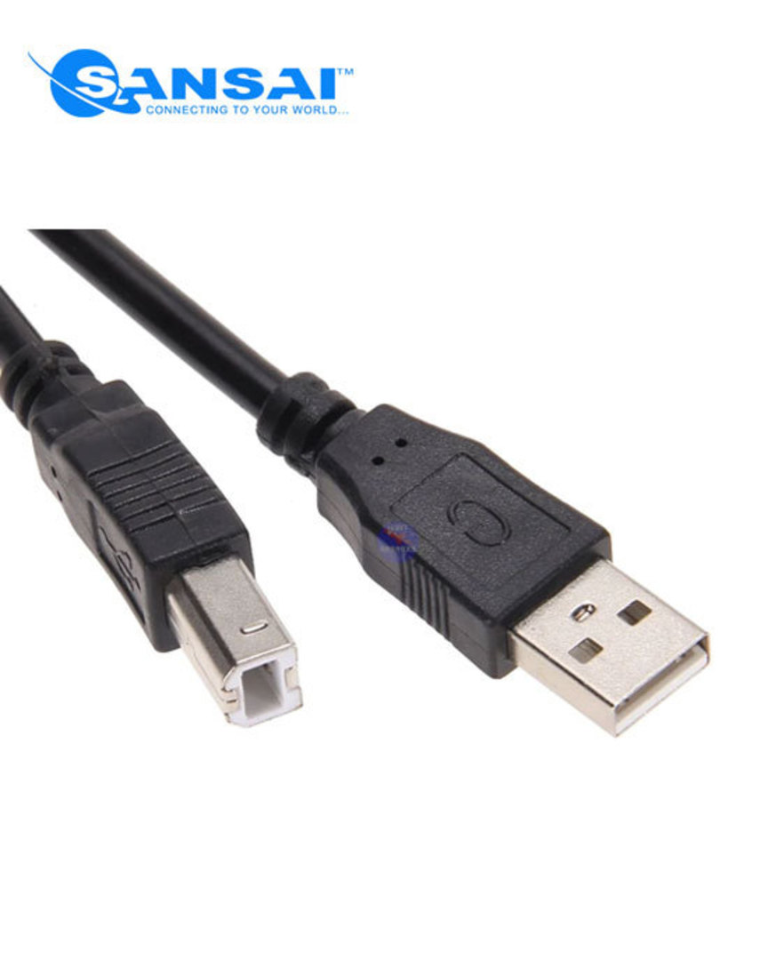 SANSAI USB Printer Scanner Cable image 0