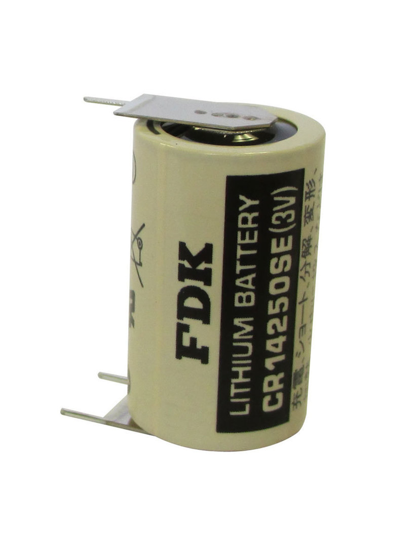FDK CR14250SE 1/2AA Specialised 3V Lithium Battery with 3 Pin D+10mm image 0