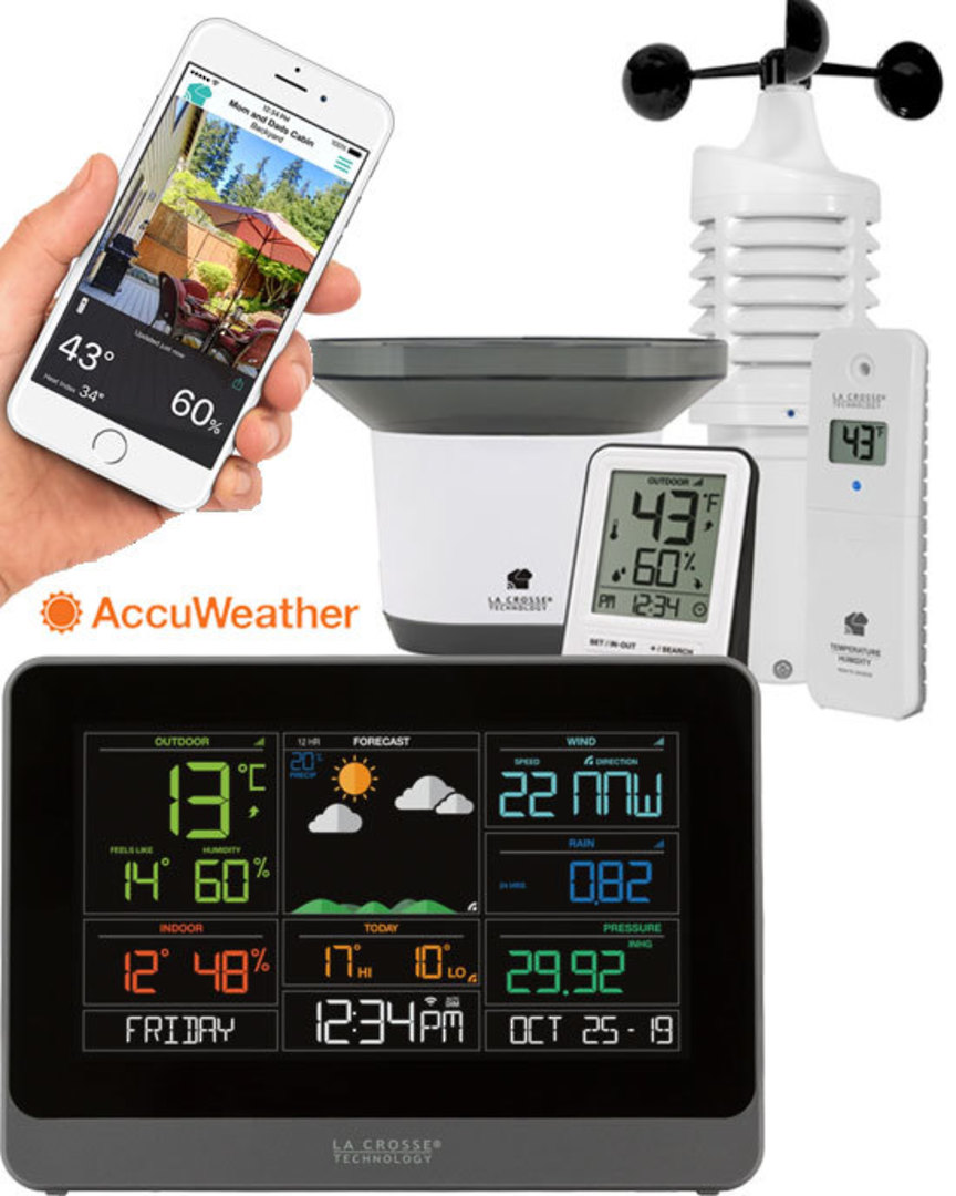 V30v2 La Crosse Personal WIFI Weather Station with AccuWeather image 2