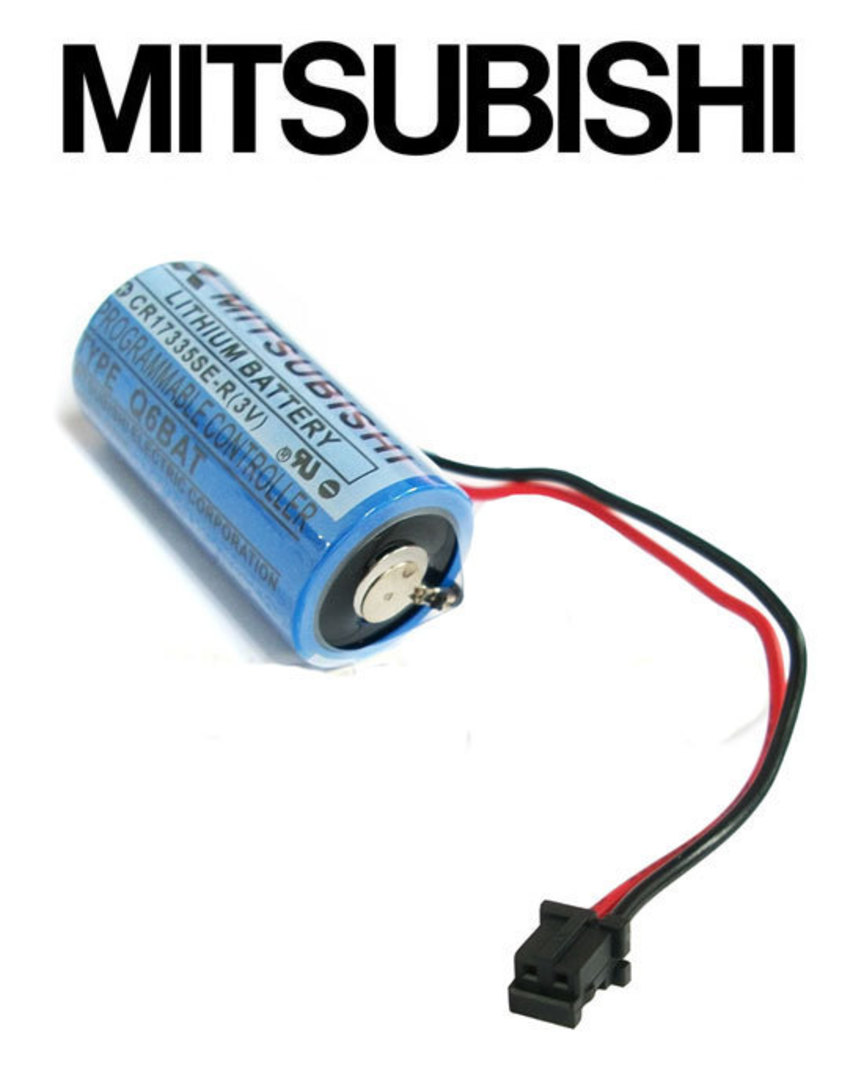 MITSUBISHI Q6BAT Battery CR17335SE 3V PLC image 2
