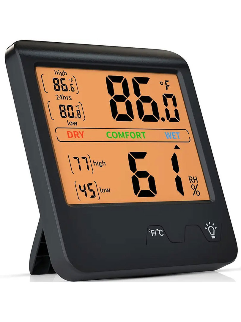 Indoor Digital Thermometer Temperature and Humidity Station image 0