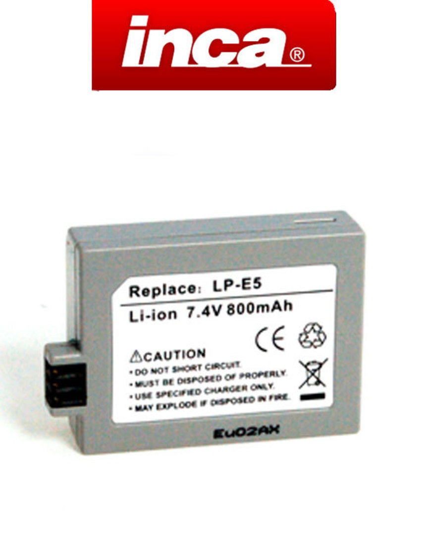 INCA CANON LP-E5 Compatible Battery image 0