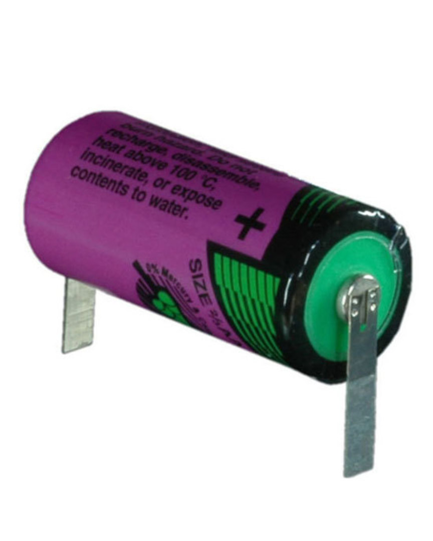 TADIRAN TL-5955 (T) 2/3AA Lithium Battery with Solder Tags image 0