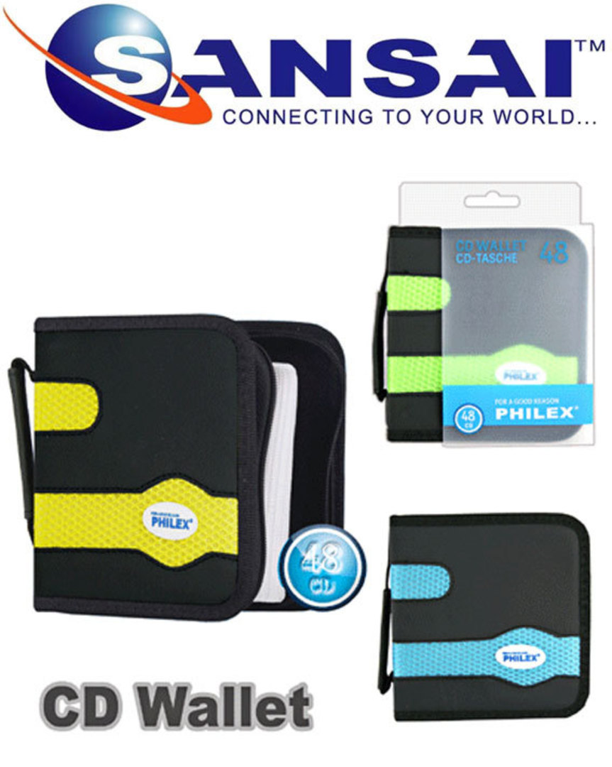PHILEX CD/DVD Wallet 48Pcs | Electronic World
