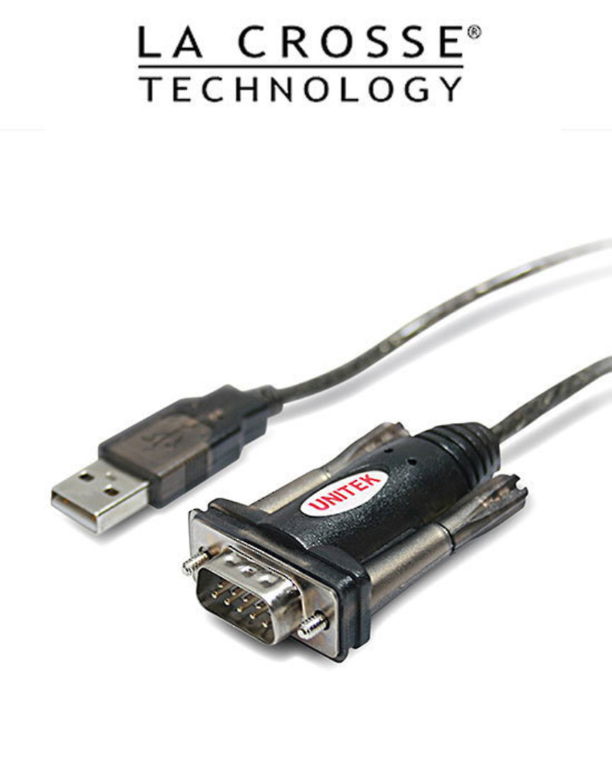 9Pin to USB Adaptor for La Crosse WS2355 Series image 0