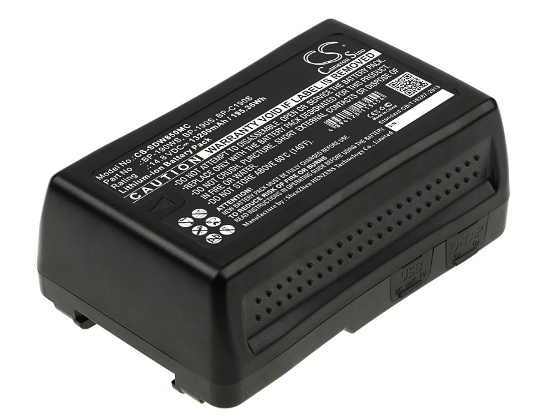 SONY BP-190S, BP-190WS, BP-C190S Compatible Battery image 0