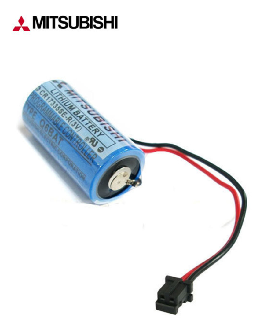 MITSUBISHI Q6BAT Battery CR17335SE 3V PLC image 1