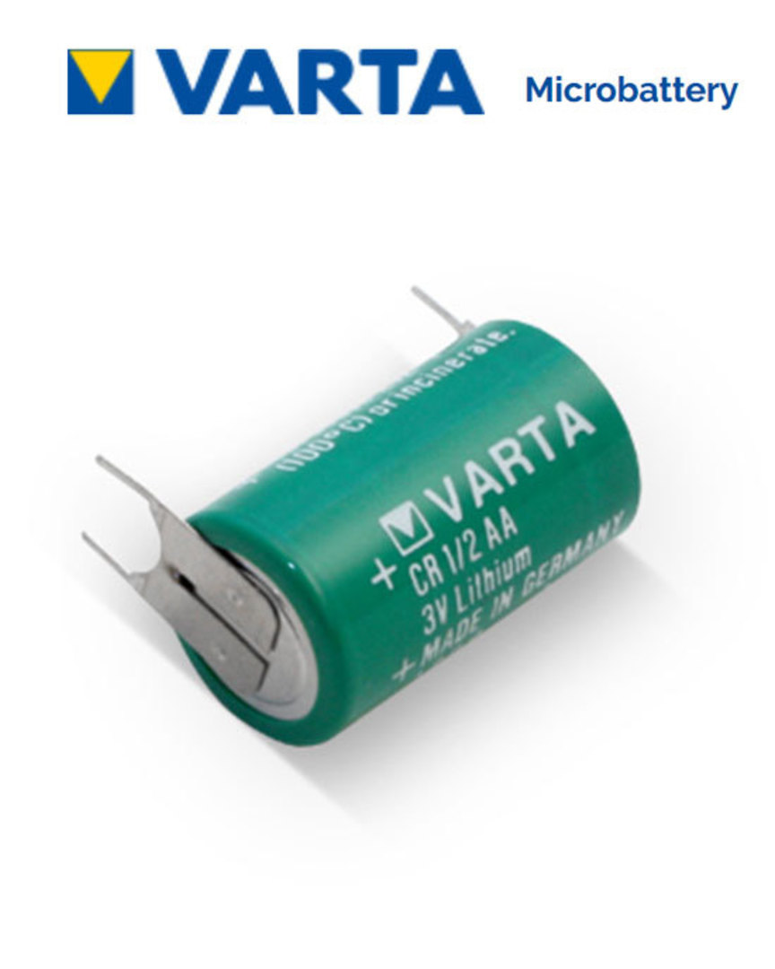 VARTA CR1/2AA Lithium Battery with 3-Pin D+7mm image 0