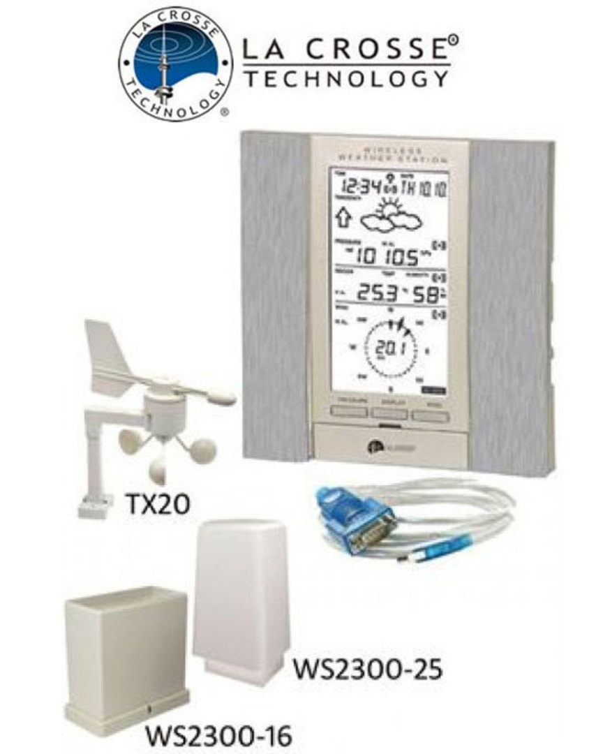 WS2355 La Crosse Prof Weather Station with PC Links image 0