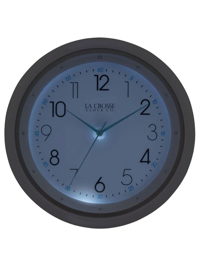 404-4525 10-inch Wall Clock with Night Vision image 2