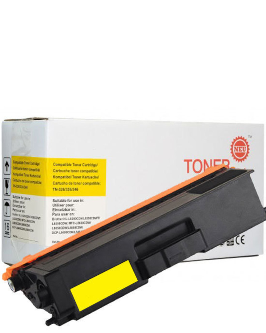 Compatible Brother TN346 Yellow Toner Cartridge image 0