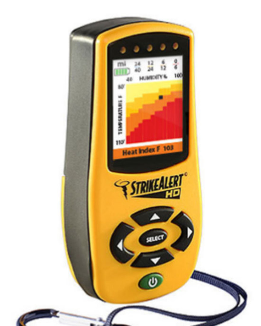 STRIKE ALERT LD4000 Commercial Lightning Detector with Heat Index image 0