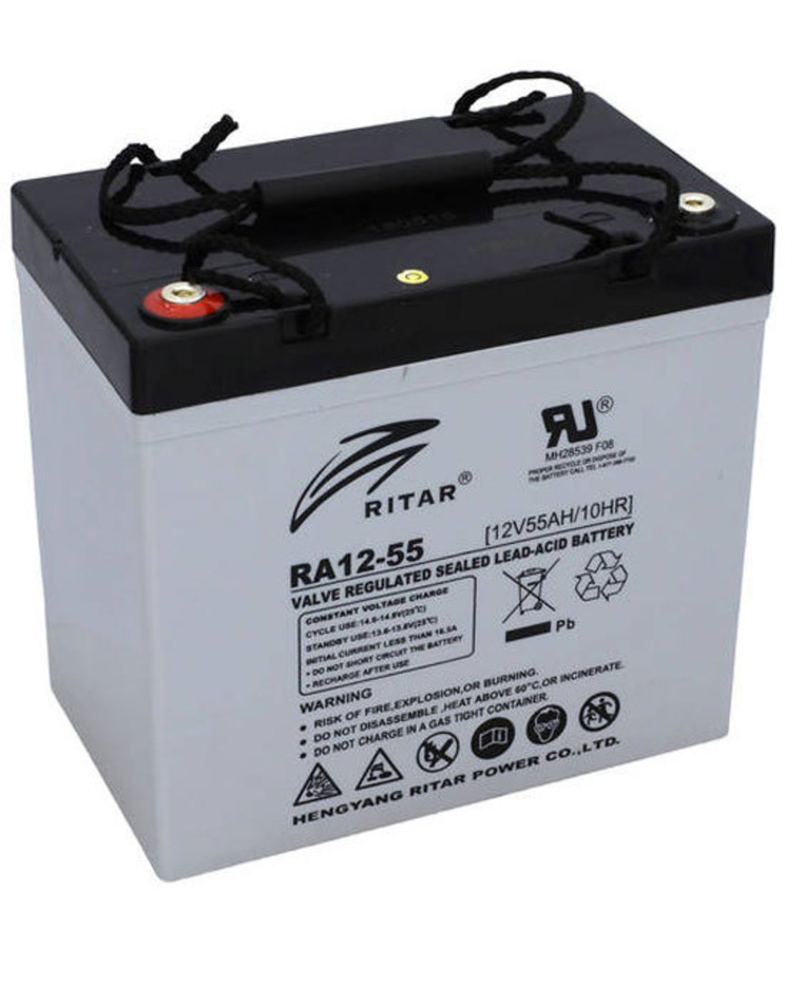 RITAR RA12-55 12V 55AH SLA battery image 0