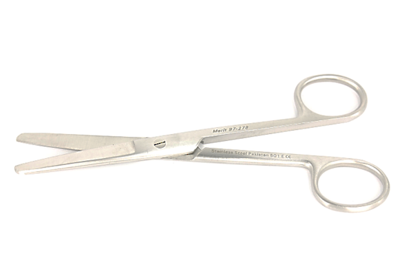 MERIT Operating Scissors Straight Blunt/Blunt 14cm image 0