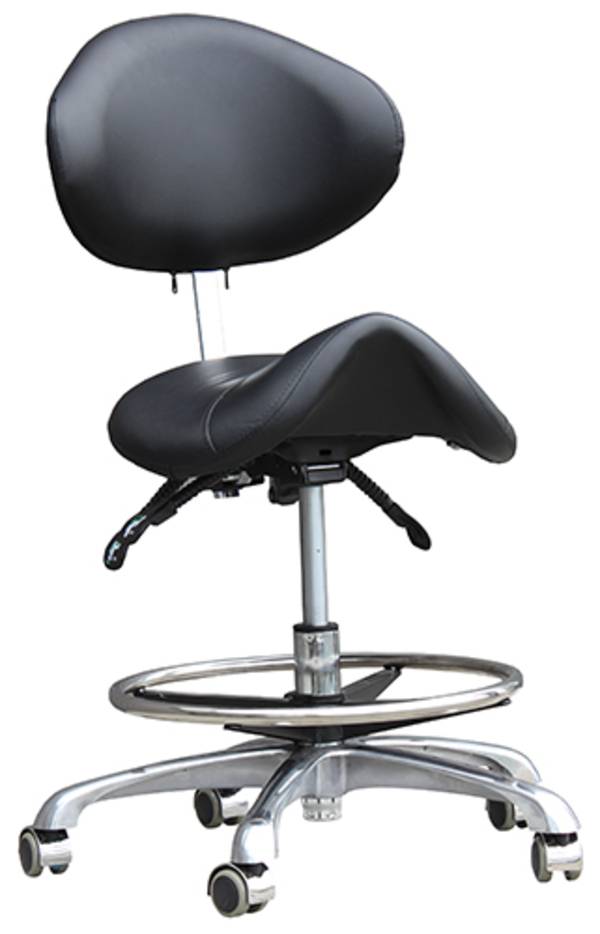 Tilt Saddle Chair with Foot Ring image 0