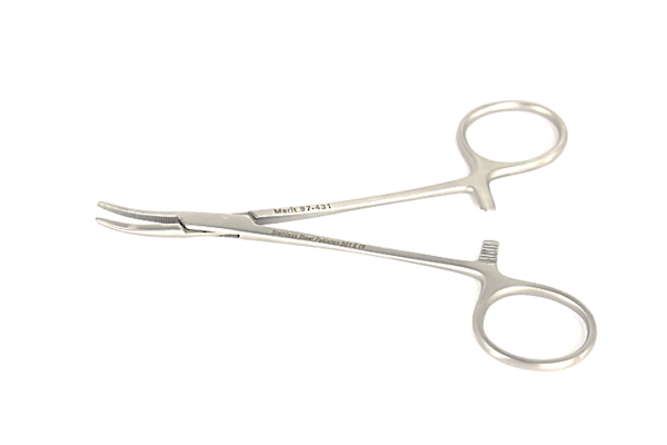 MERIT Mosquito Forcep Curved 12.5cm image 0
