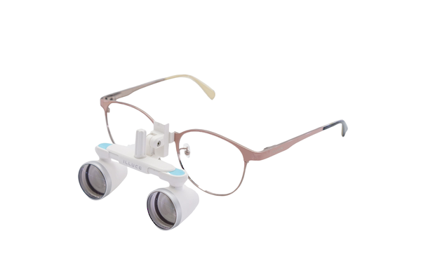 Illuco Galilean Surgical Loupes Flip Up 3.5X Magnification 42cm WD image 0