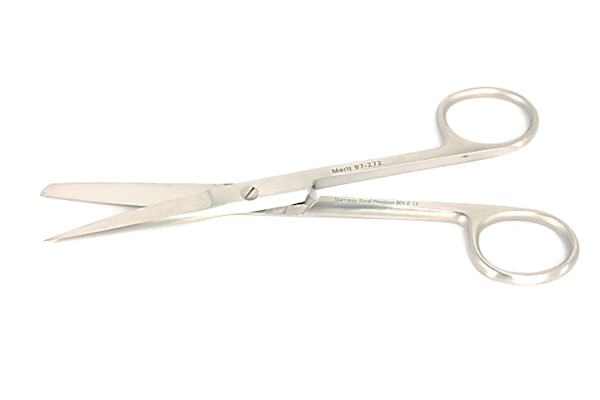 MERIT Operating Scissors Straight Sharp/Blunt 14cm image 0