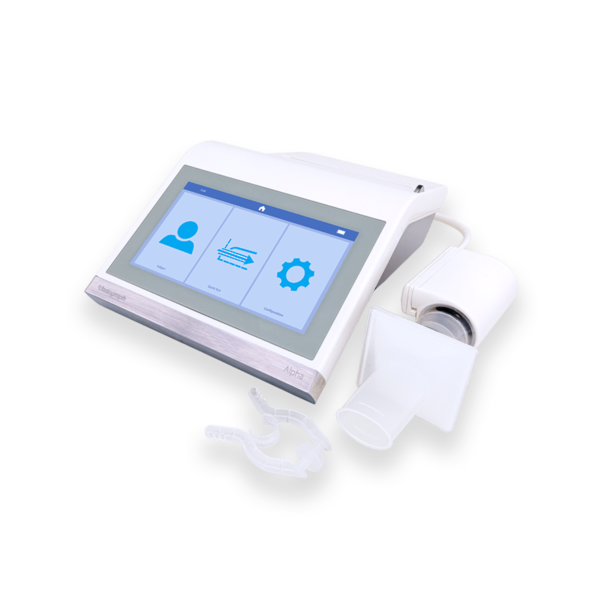 Vitalograph ALPHA, Print to integrated thermal printer or to PC using device studio PDF software included - Desktop Spirometer image 2