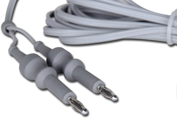 Diathermy Cable for Bipolar Forceps Two Pin Connection (USA) image 1
