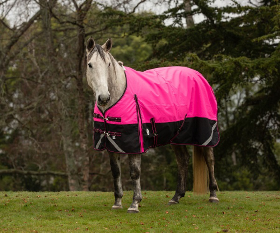 NZ Tack Duke 1200D Pink Standard Neck - 200gm Fill image 0