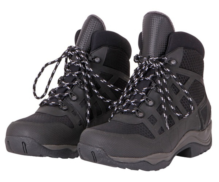 black all weather boots