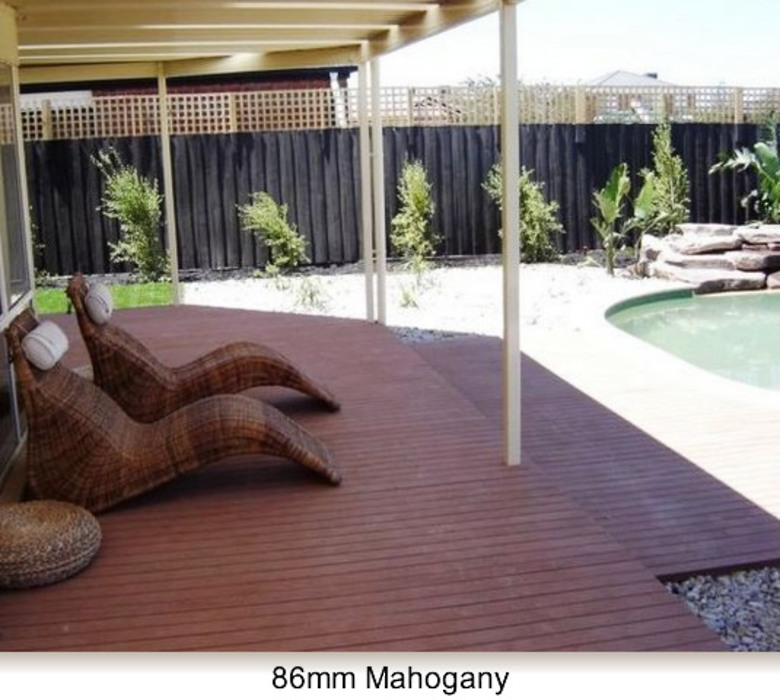 mahogany colour deck