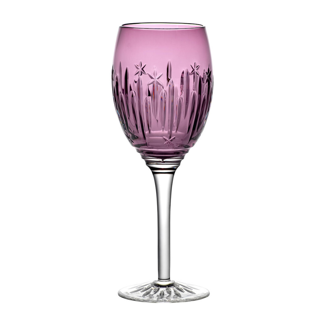 Waterford Winter Wonders Midnight Frost Lilac Wine Glass 2021 image 0