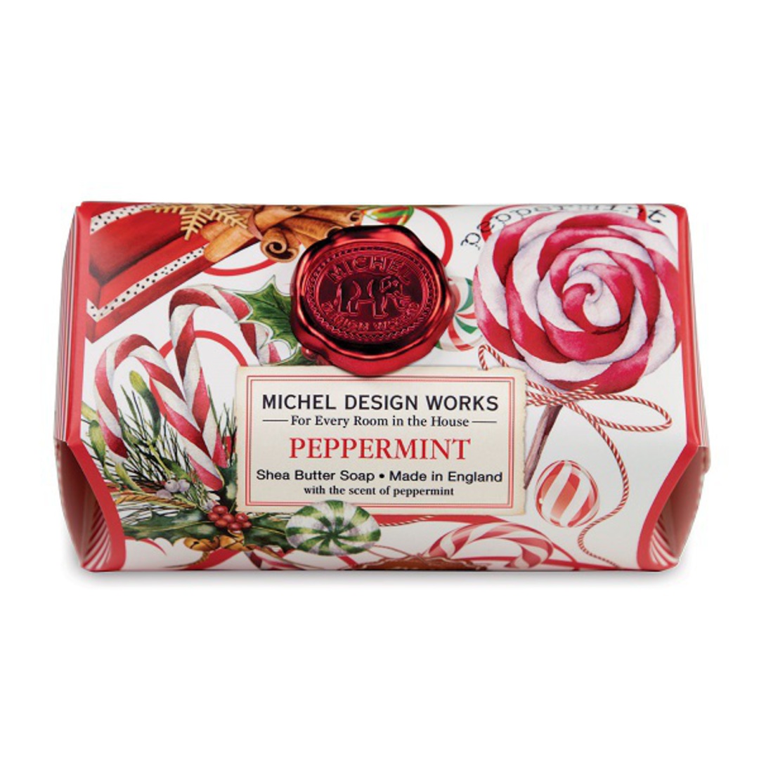 Christmas Peppermint Large Soap Bar image 0