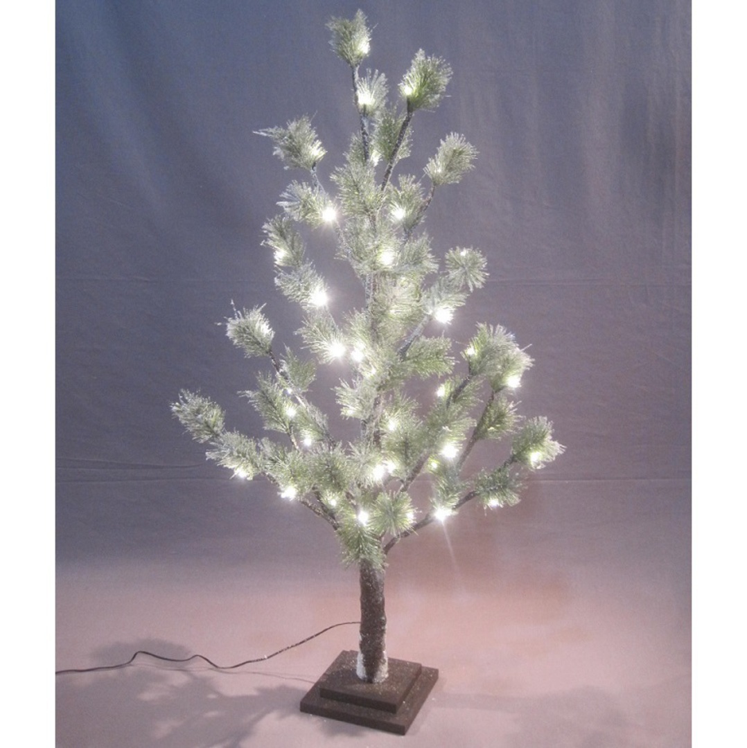 Icy Green Pine Tree 90cm, 54 LED Lights image 1